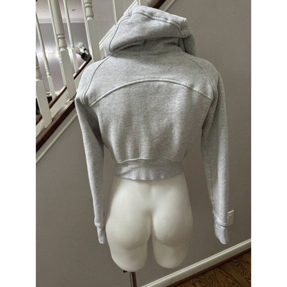 Lululemon Scuba Full-Zip Cropped Hoodie Size 4 - Picture 4 of 8